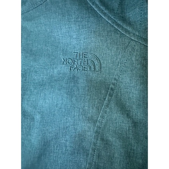 The North Face Windwall Full Zip Soft Shell‎ Blue Green Teal Jacket Womens LRG - Picture 3 of 13